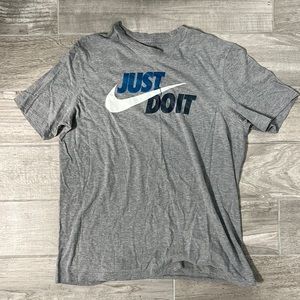Nike gray cotton tshirt